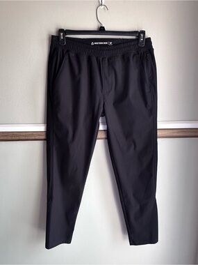 Western Rise Spectrum Jogger Pants Black Stretch Pull on